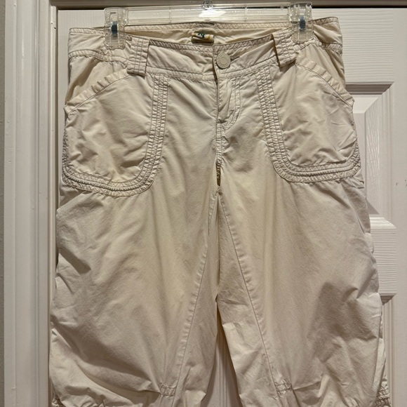 Vintage 90s Y2K ABERCROMBIE & FITCH Women’s 4 Paratrooper Pants Low Rise Khakis - Picture 3 of 14